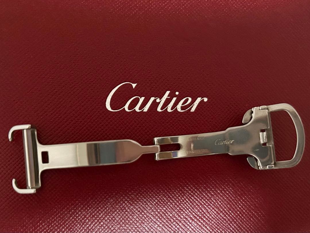 Cartier D-Buckle 18mm Official Cartier Silver Men's Watch