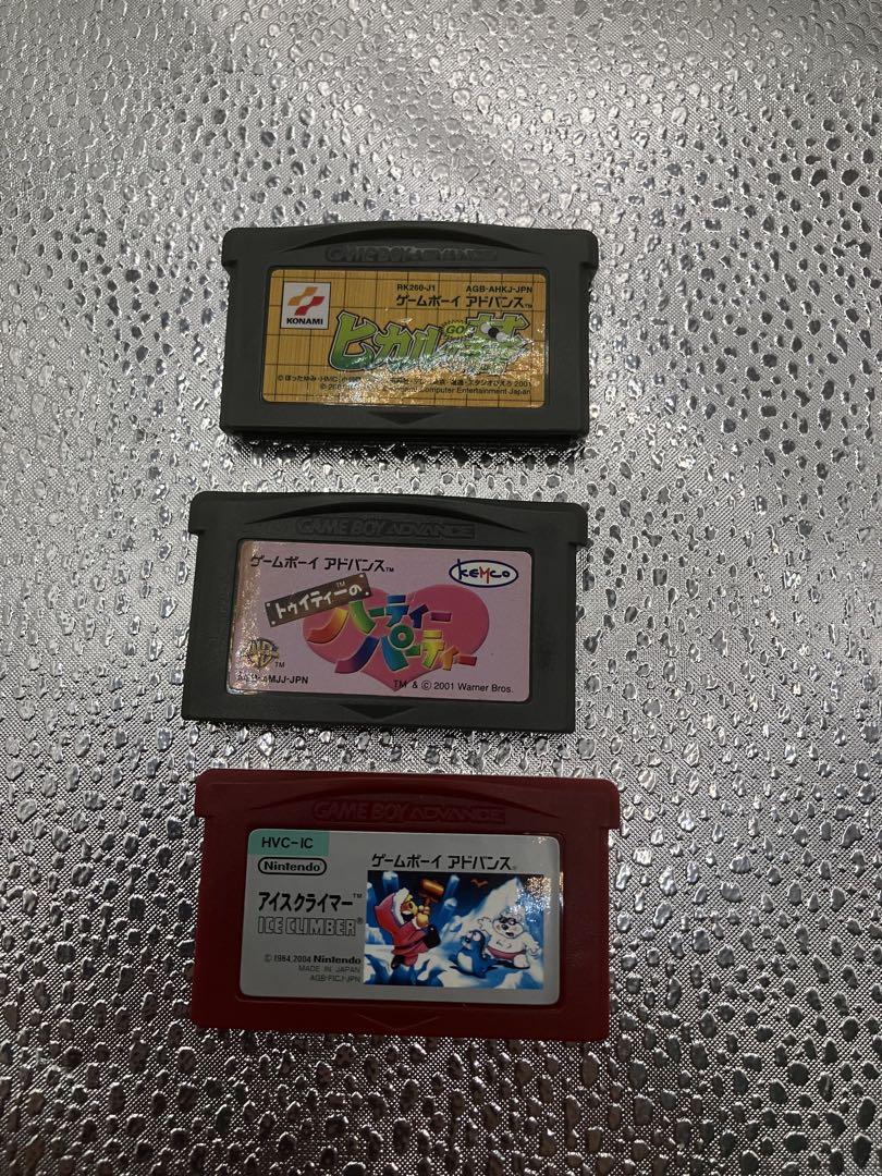 GBA Game Software 3-Pack, Tested Working Hikaru no Go/Tweety/Ice Climber