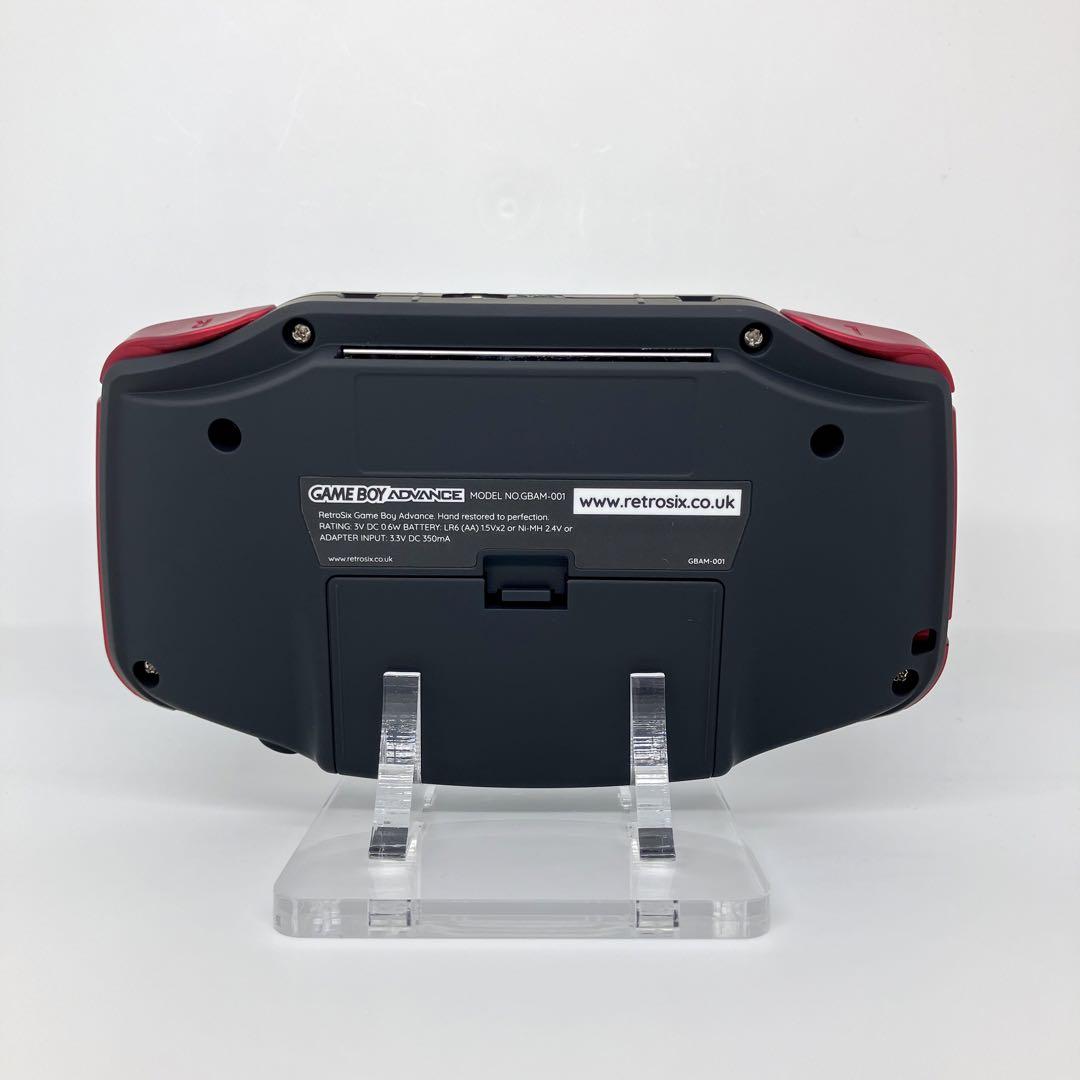 Game Boy Advance Console IPS LCD Matt Black × Scarlet Red