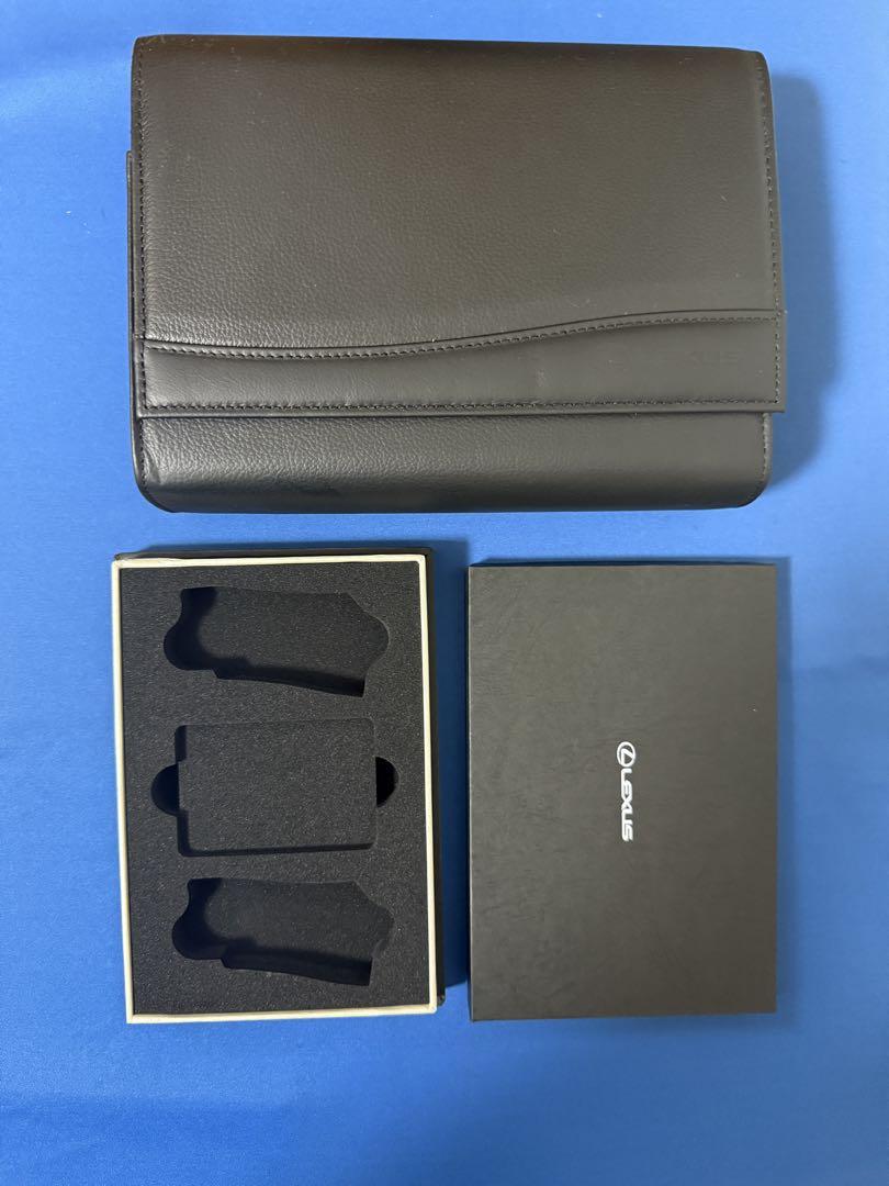 LEXUS NX350h Genuine Vehicle Inspection Certificate Case and Smart Key Card Box Set