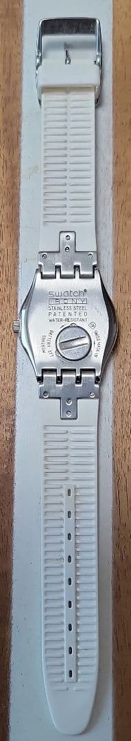 Swatch IBONY Watch (Quartz) Silver/White