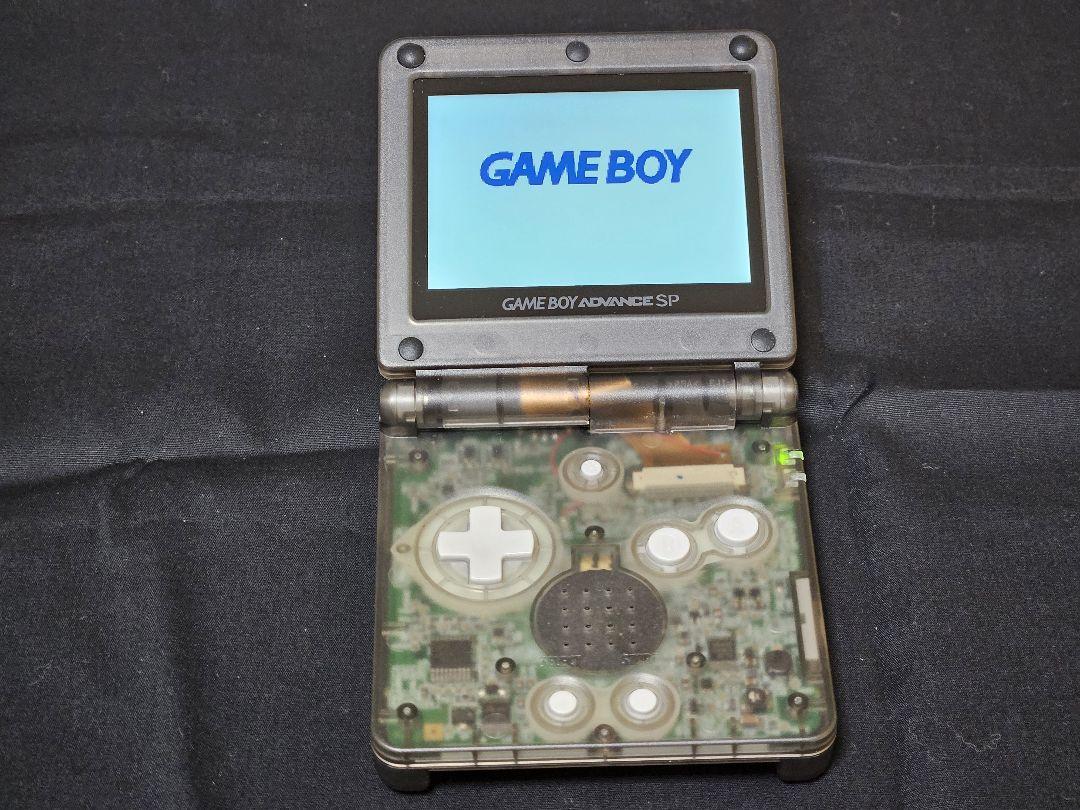 Brand New Exterior & IPS LCD V5 Equipped Game Boy Advance SP Clear Black