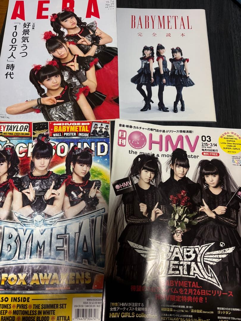 BABYMETAL Magazine Summary Sales