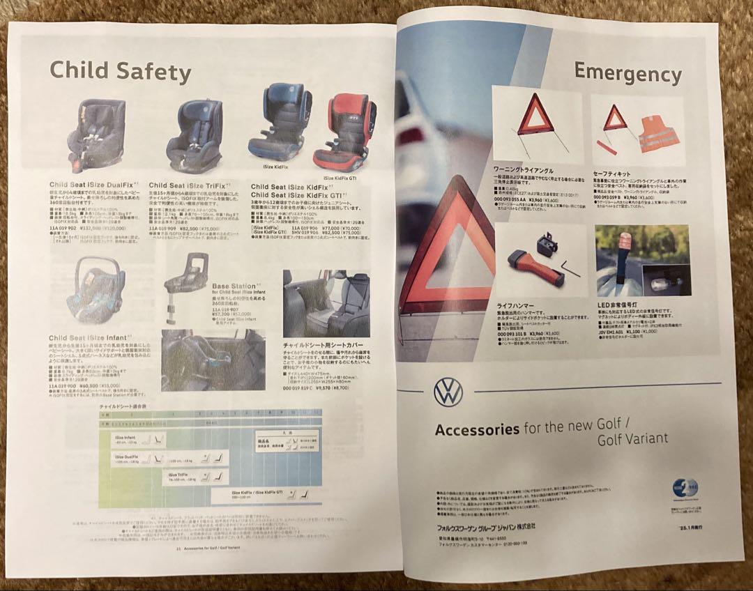 New and Rare Catalog Specification Table Accessories The New Golf December