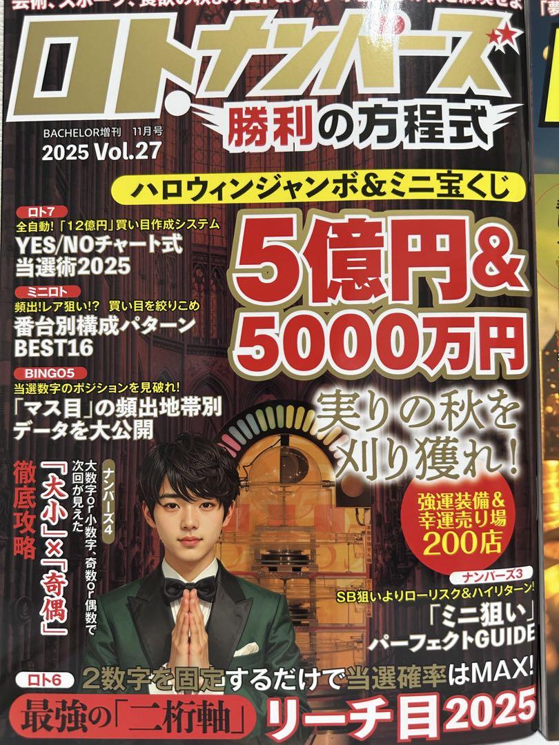 Lottery Numbers Winning Formula 2025.11 November Issue VOL.27 Latest Issue