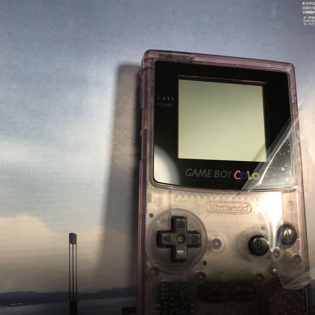 GAME BOY Clear Purple New Glass Screen Lens Polarizing Plate Replacement