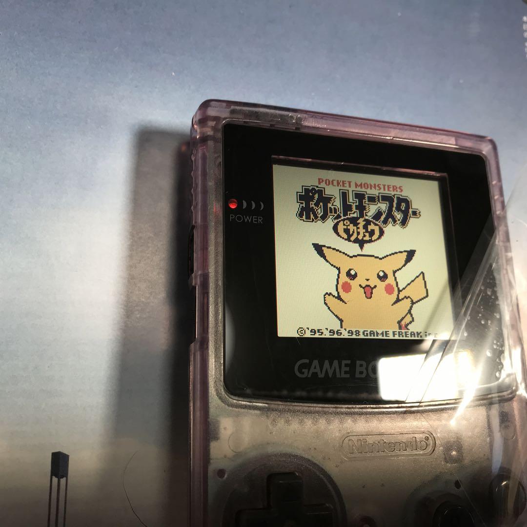 GAME BOY Clear Purple New Glass Screen Lens Polarizing Plate Replacement