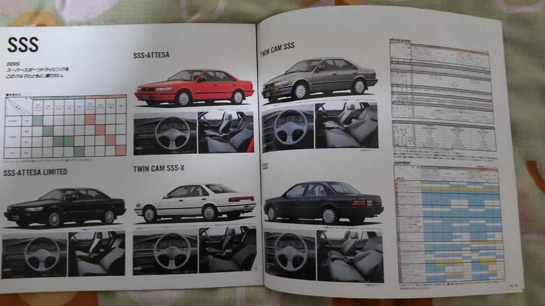Rare Nissan Bluebird Old Car Catalog