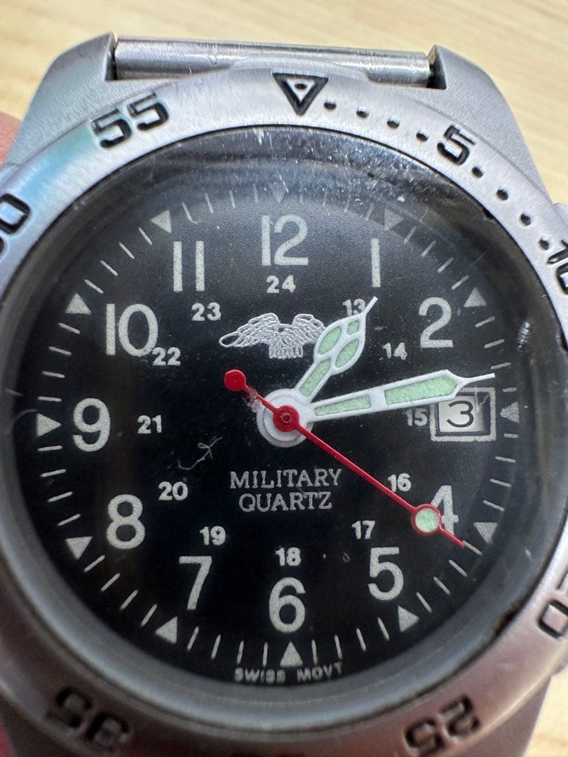 MILITARY Quartz Watch Black