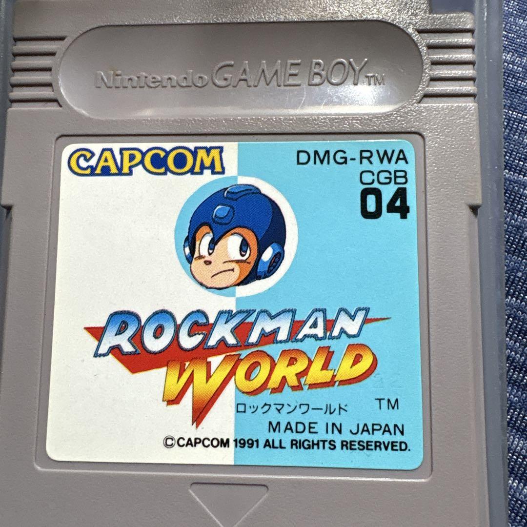 CAPCOM ROCKMAN WORLD Game Boy Software