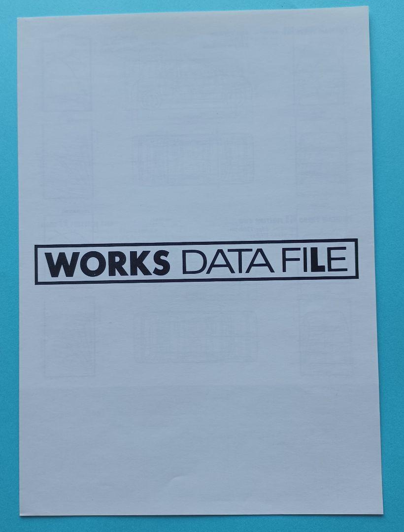 Beautiful Condition 1988 "WORKS" 3rd Generation Suzuki Alto Catalog