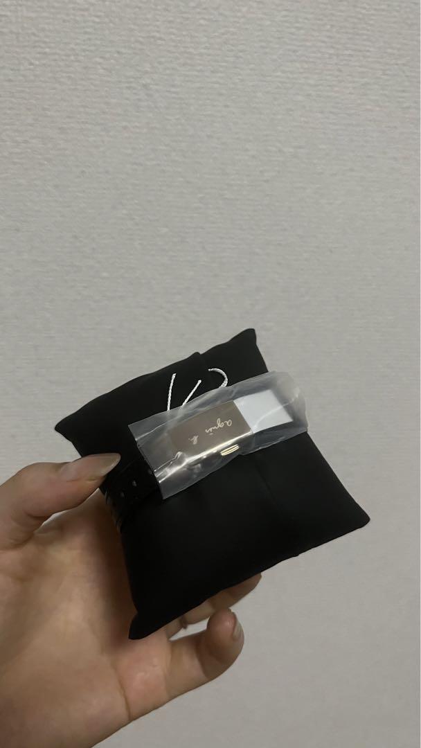 Agnes b Watch Belt Black