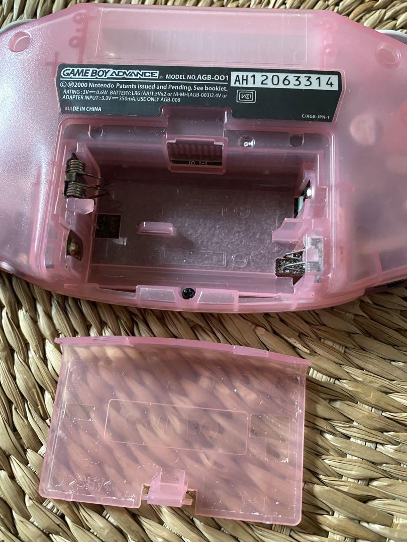 Game Boy Advance Milky Pink Console