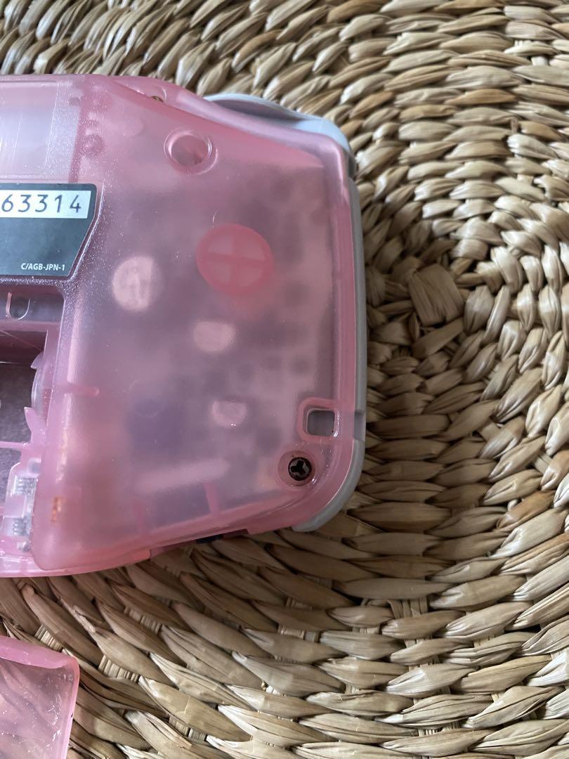 Game Boy Advance Milky Pink Console