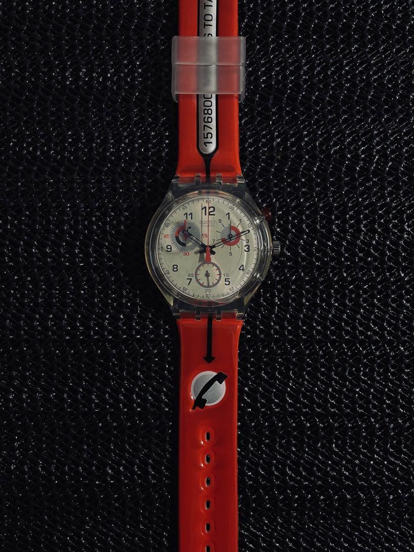 Swatch Chronograph Vintage Rare Watch