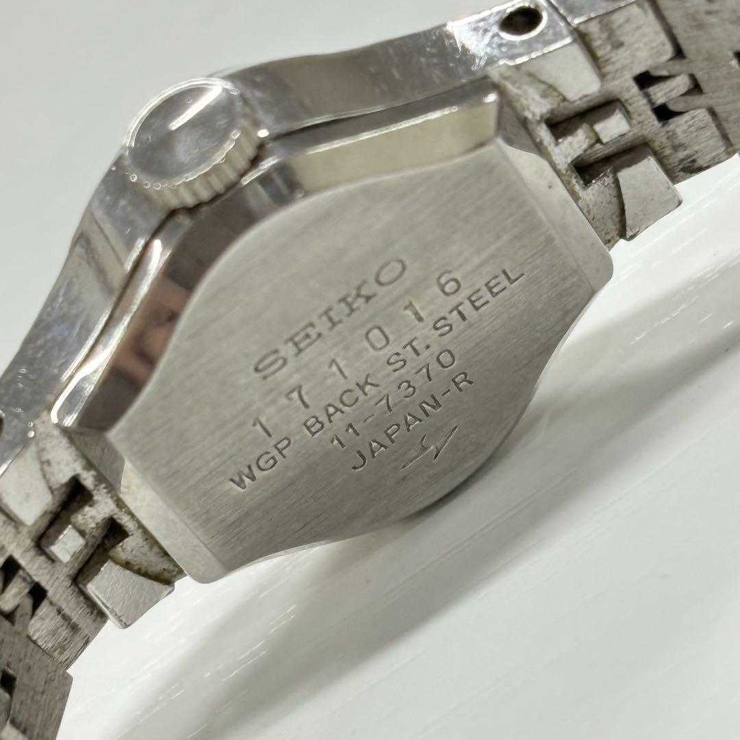 Operational Good Product SEIKO Winding 11-7370 Silver Dial