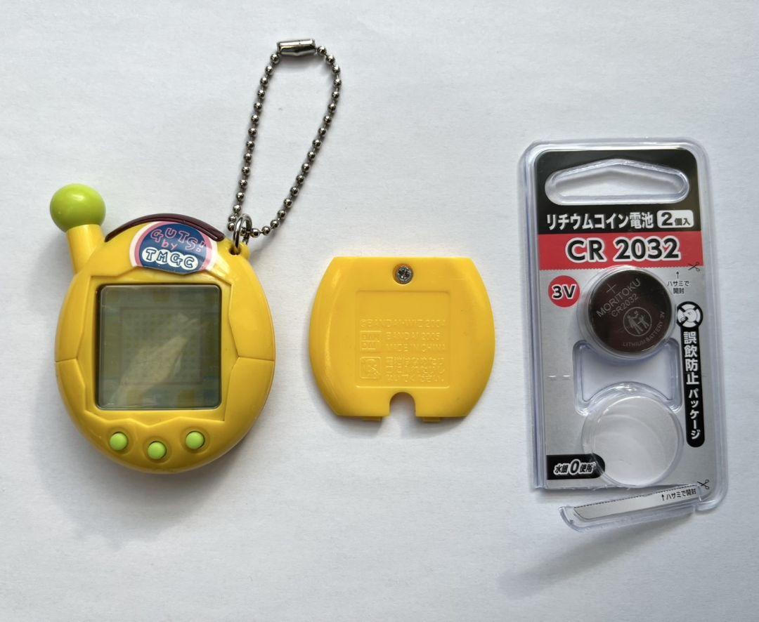 Tamagotchi Yellow. Lithium Battery 1 piece