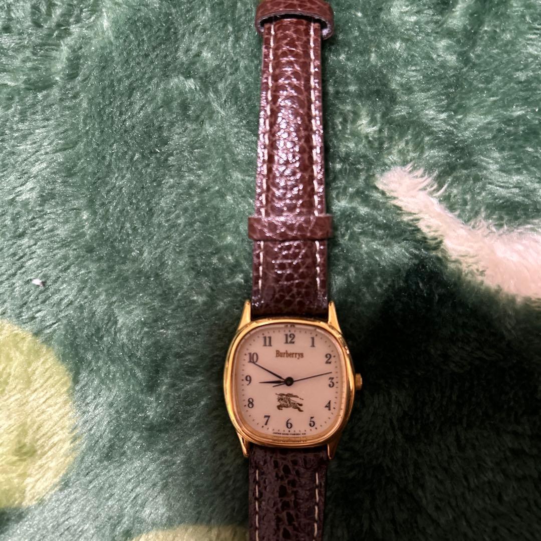 Burberry Brown Leather Winding Watch