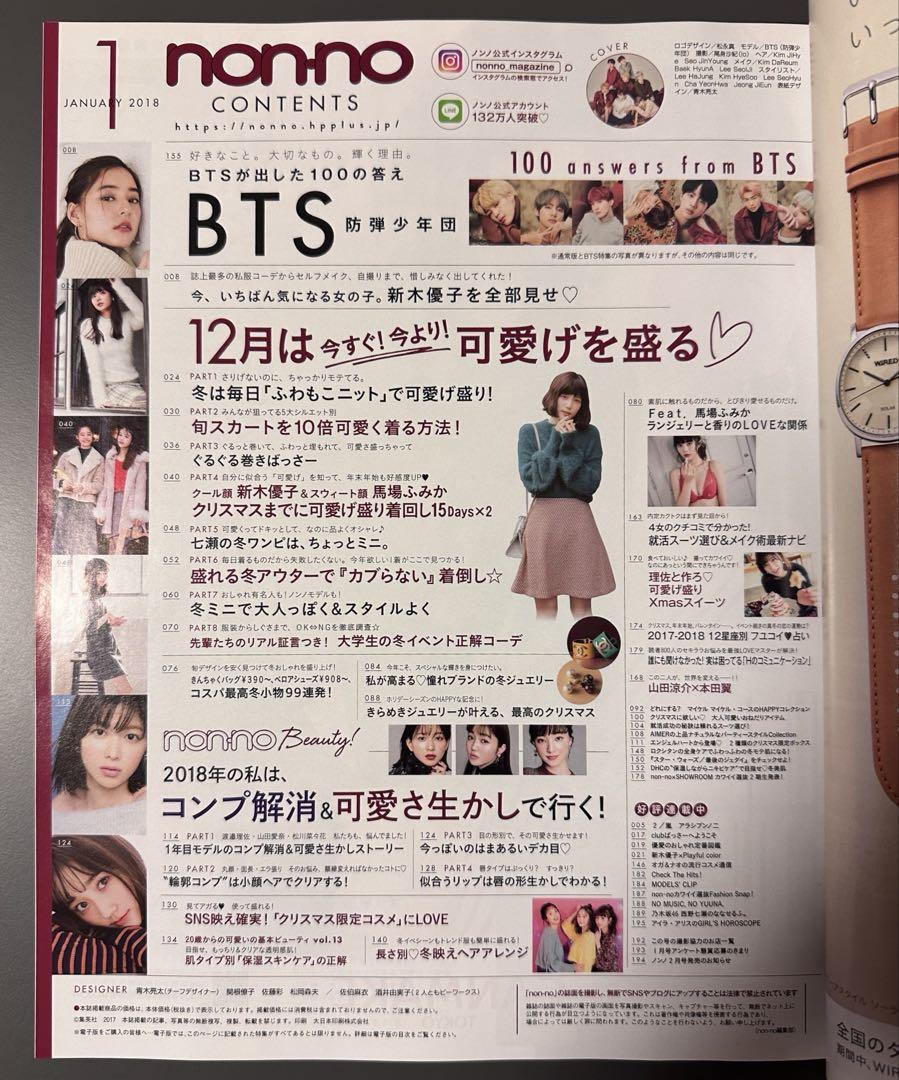 Anonymous Delivery non-no January 2018 Special Issue BTS