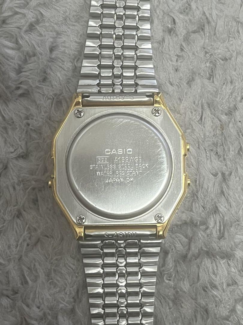 Casio Alarm Chrono Gold Watch