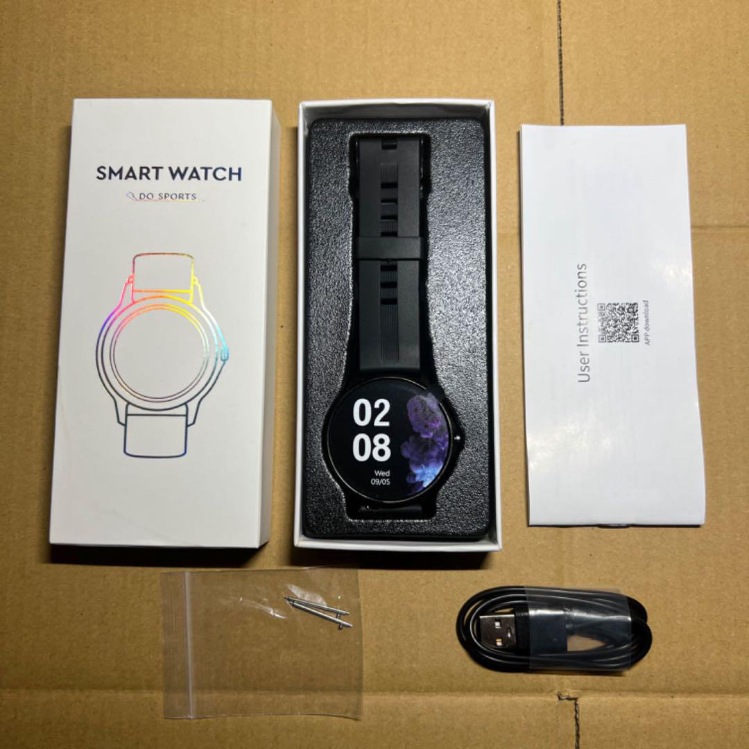 New Smartwatch with Calling Function Black Watch