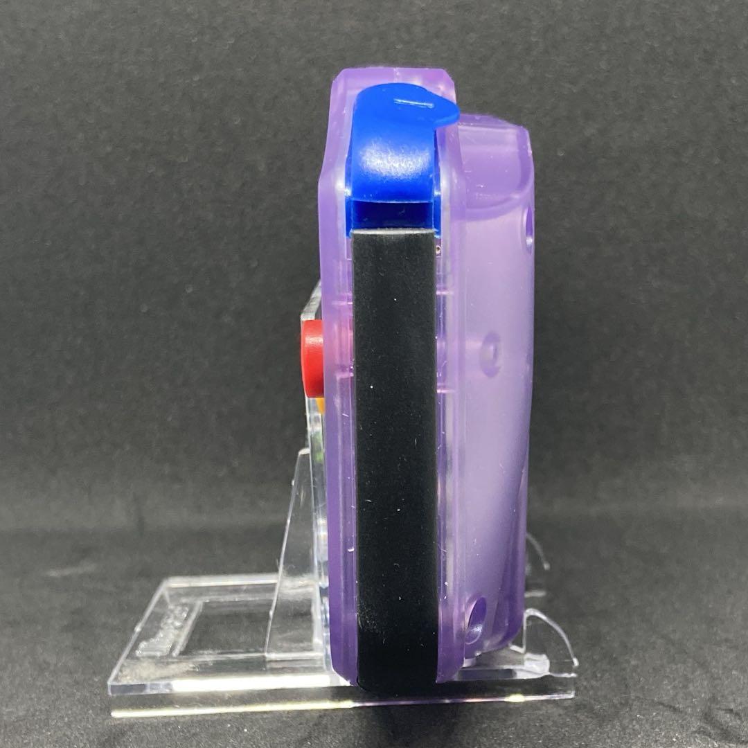 GBA IPS LCD: Clear Purple & AC Adapter & AAA Battery Type Battery