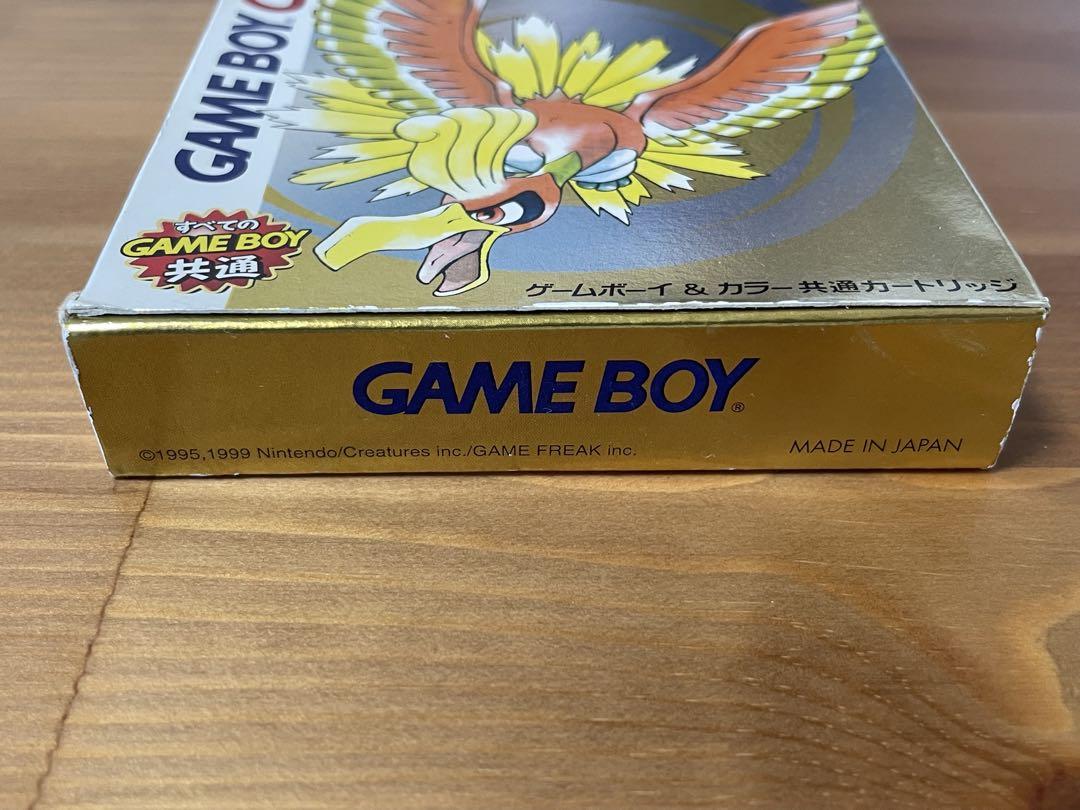 Game Boy Soft Card Pocket Monsters Gold