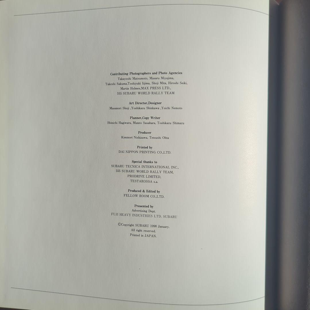 The World Rally Champions SUBARU Photo Collection