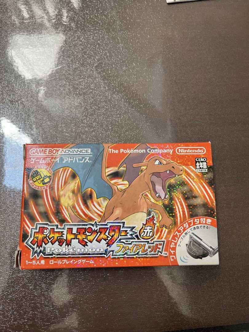 Nintendo Game Boy Advance Pocket Monsters FireRed with Box