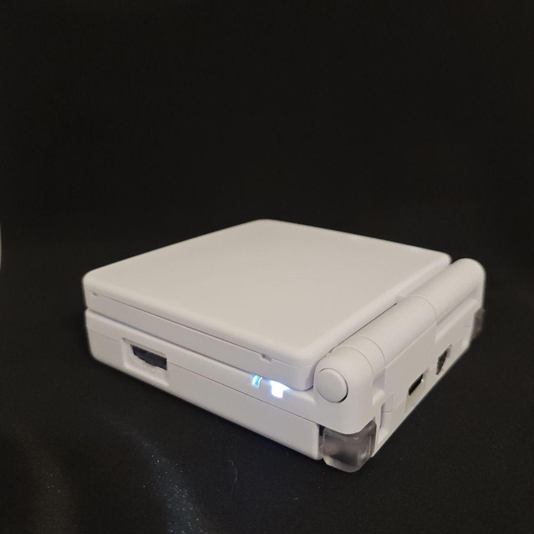 Soft and Smooth White Game Boy Advance SP IPS High-Grade Exterior Type C