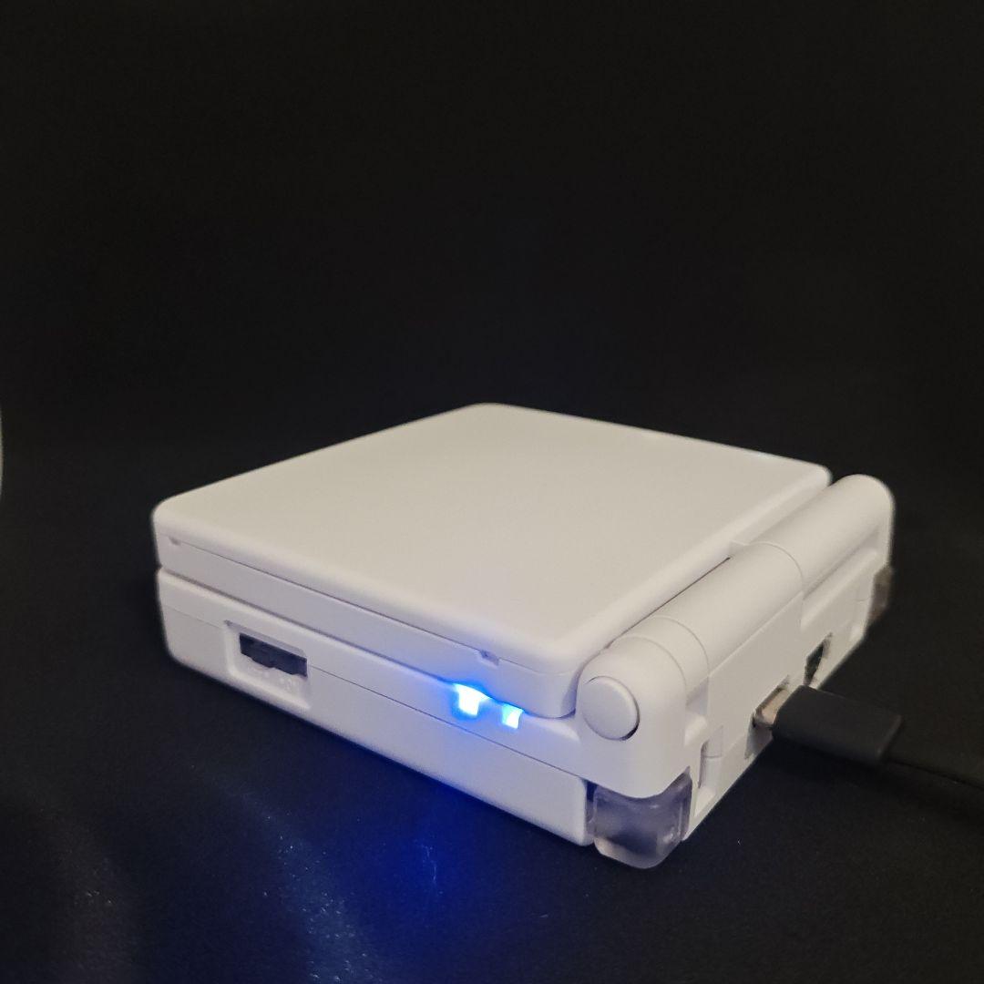 Soft and Smooth White Game Boy Advance SP IPS High-Grade Exterior Type C