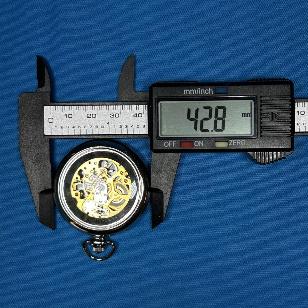 Mechanical and Battery Quartz Pocket Watch 2-Piece Set