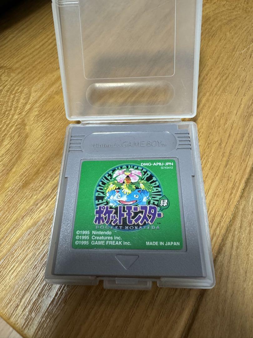 Nintendo Pokémon Green Game Boy Software