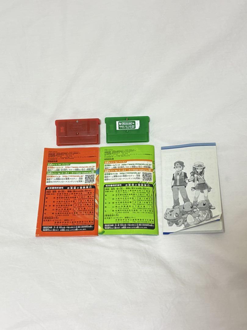 Pokémon Ré Green FireRed Soft with Manual Summary