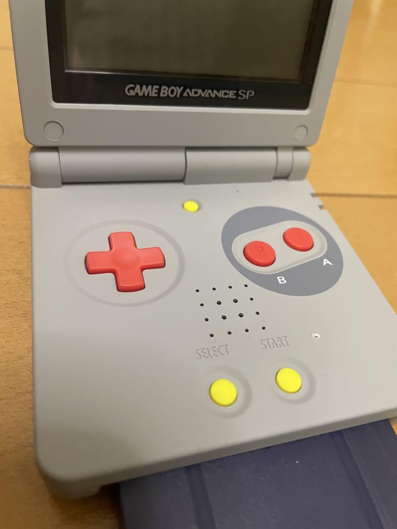 Game Boy Advance SP Console with Cartridge