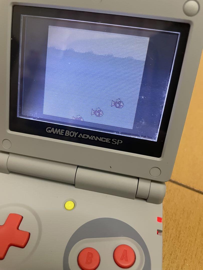 Game Boy Advance SP Console with Cartridge