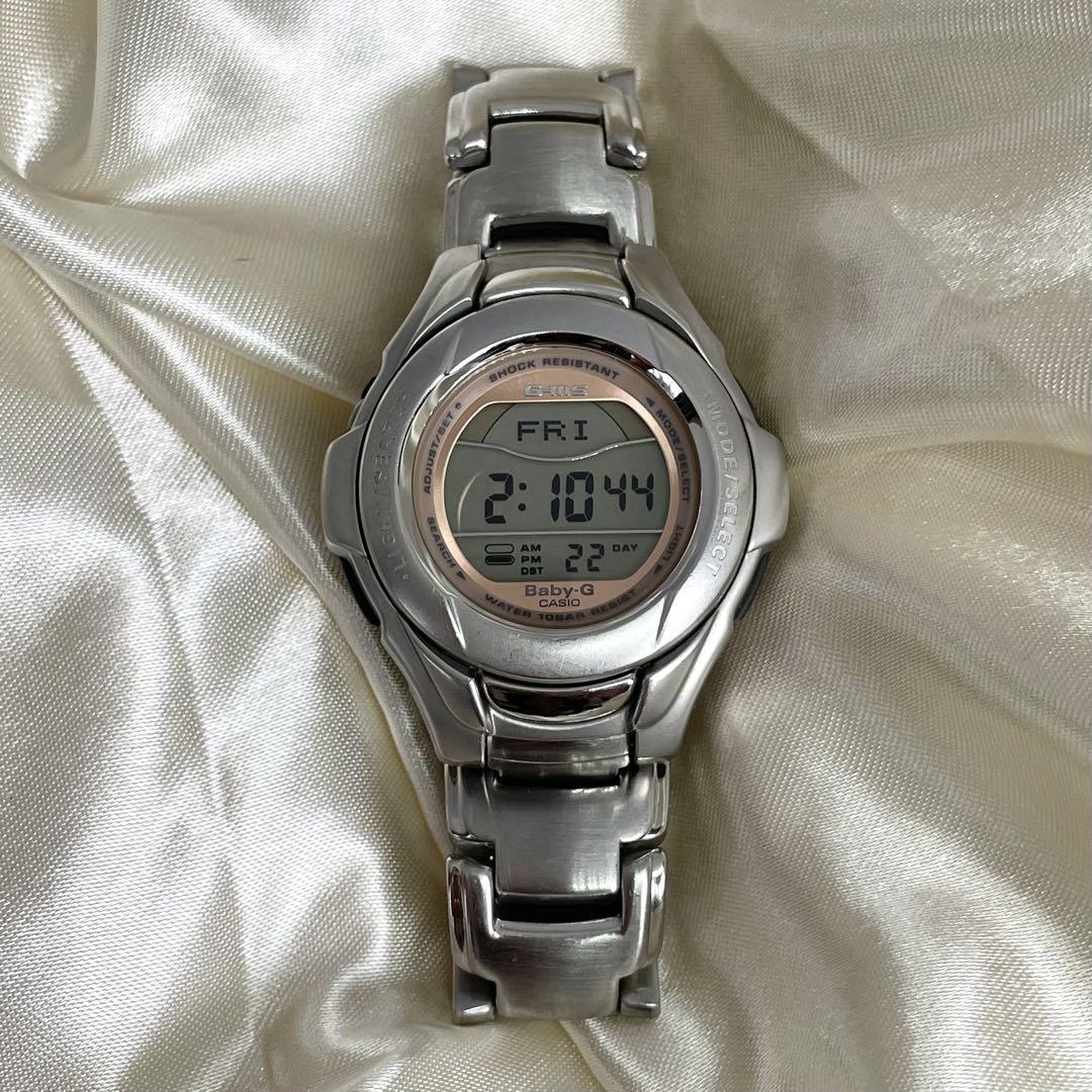 26 Baby-G MSG-110 GMS Full Metal Ladies Rare Working Item