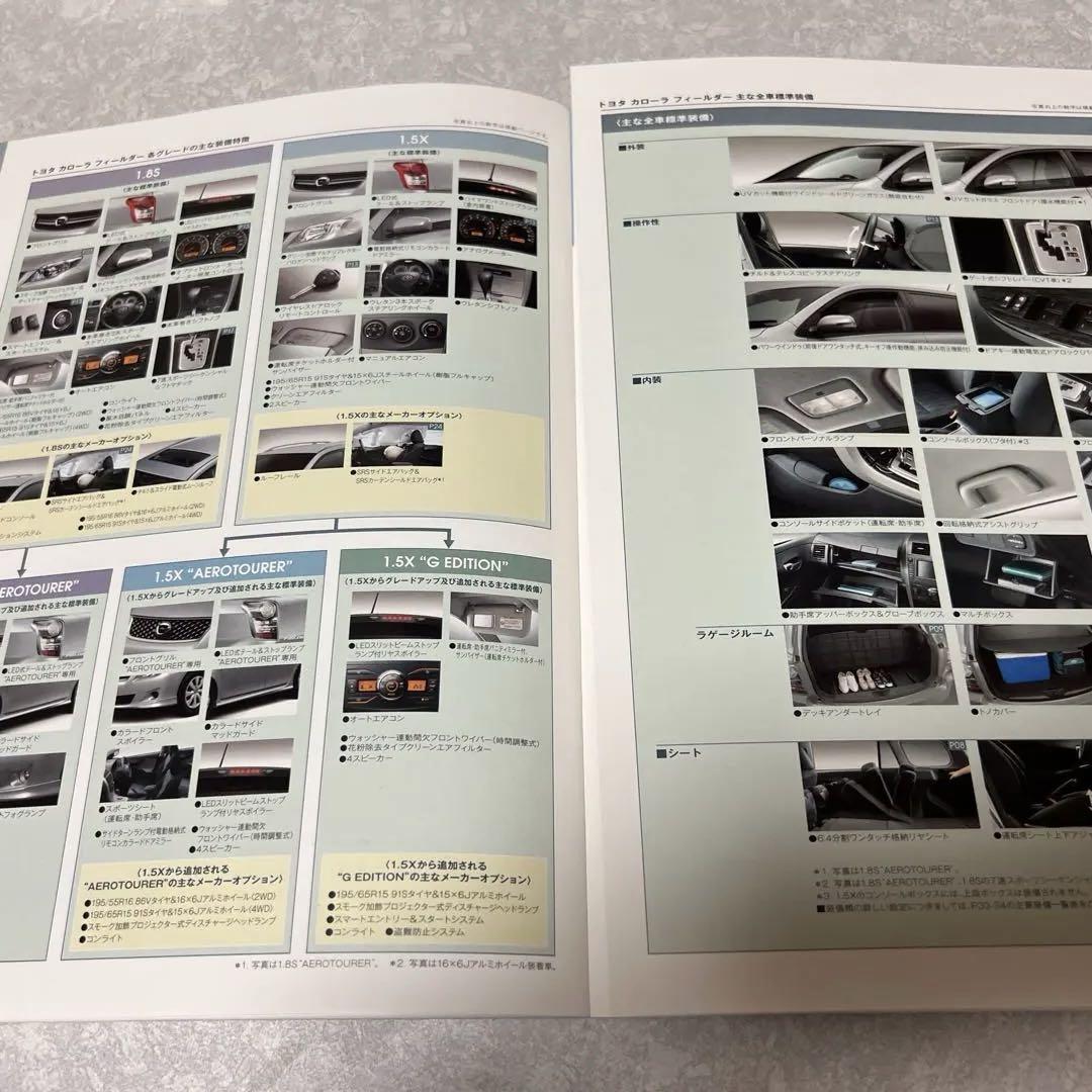 Toyota Corolla Fielder Catalog