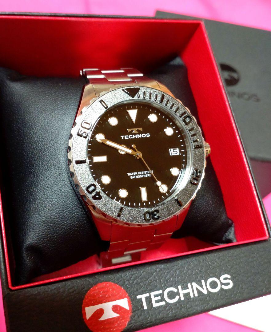 New TECHNOS T9B93BB Unused Watch