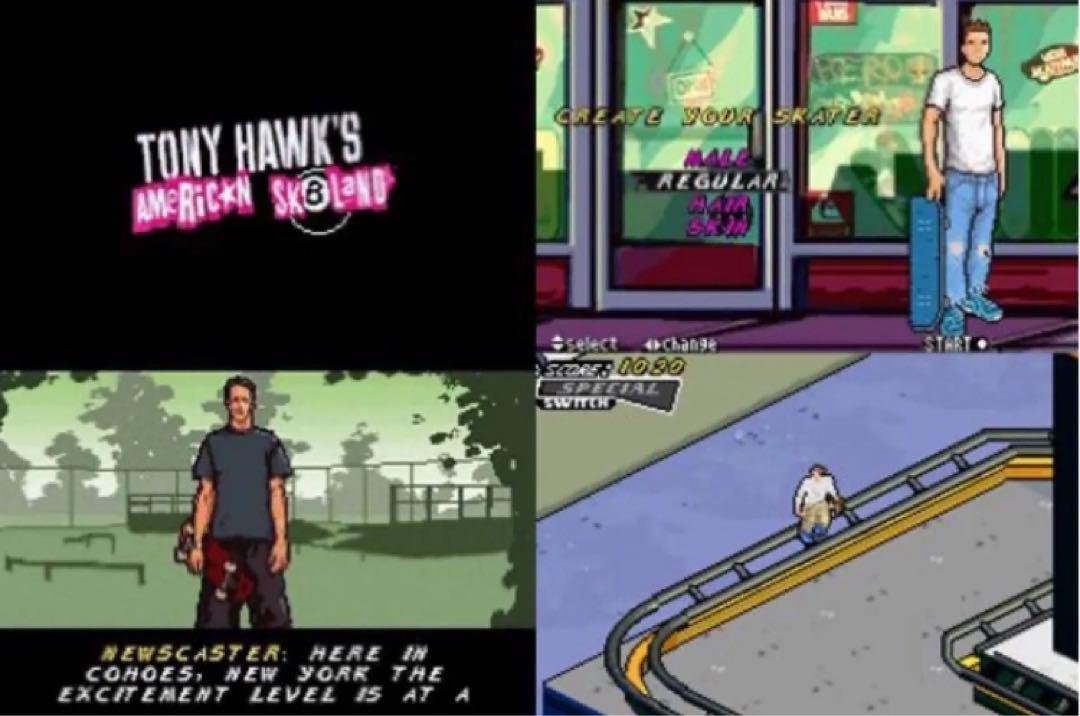 New TONY HAWK'S AMERICAN'S SK8LAND GBA