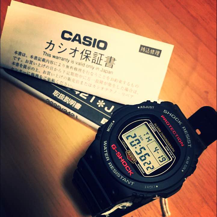 New G-SHOCK DW-5750E-1JF