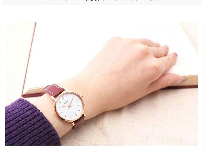 "High-quality" CLUSE Cluse Ladies Watch 33 Champagne Belt Black