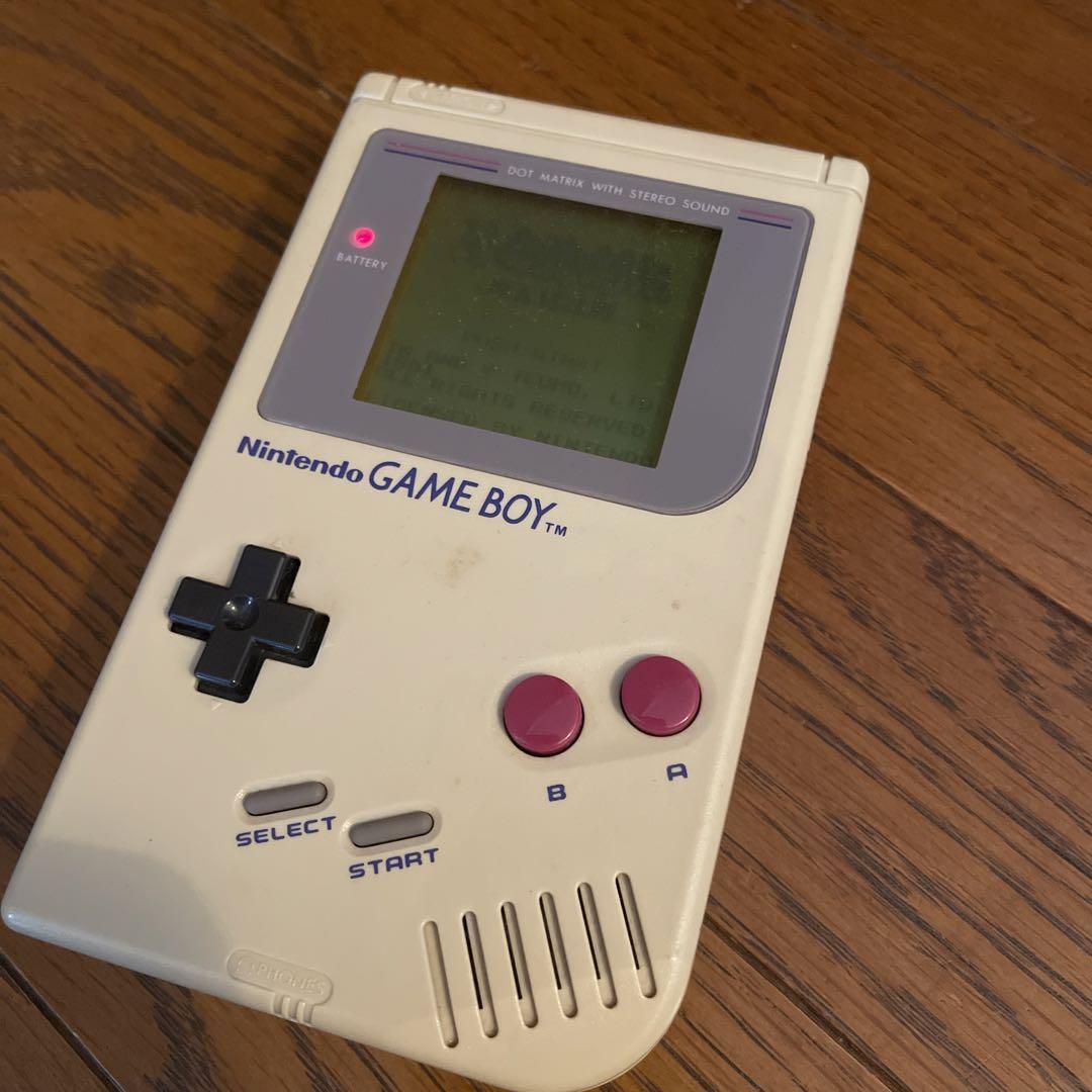 First-Generation Game Boy Console, Cartridge Set, and Super Game Boy Set
