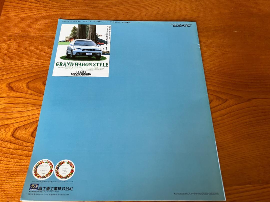 Legacy Touring Wagon Catalog 1990 20 Pages Subaru