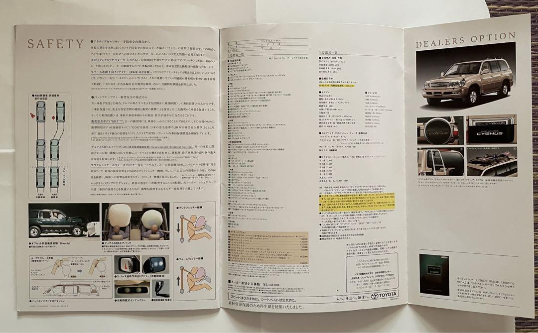 Price Adjustment! Land Cruiser Signus Catalog