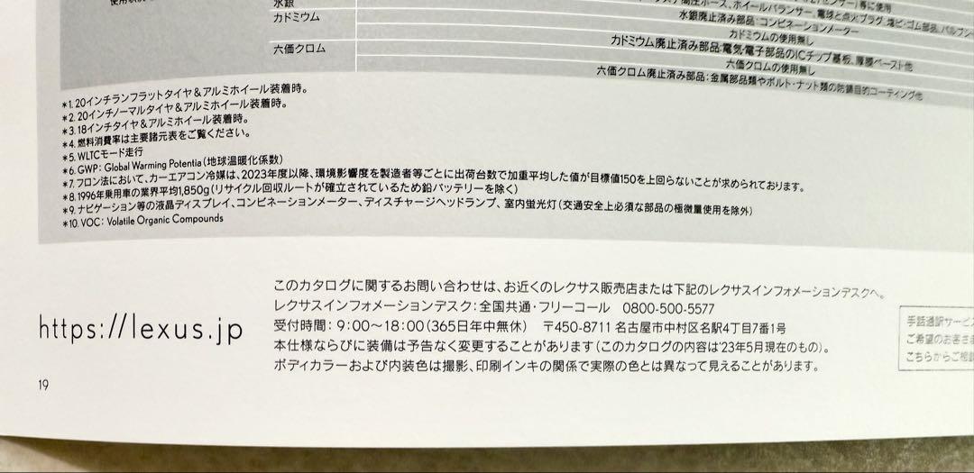 Lexus NX Catalog Set (May 2023 Edition)