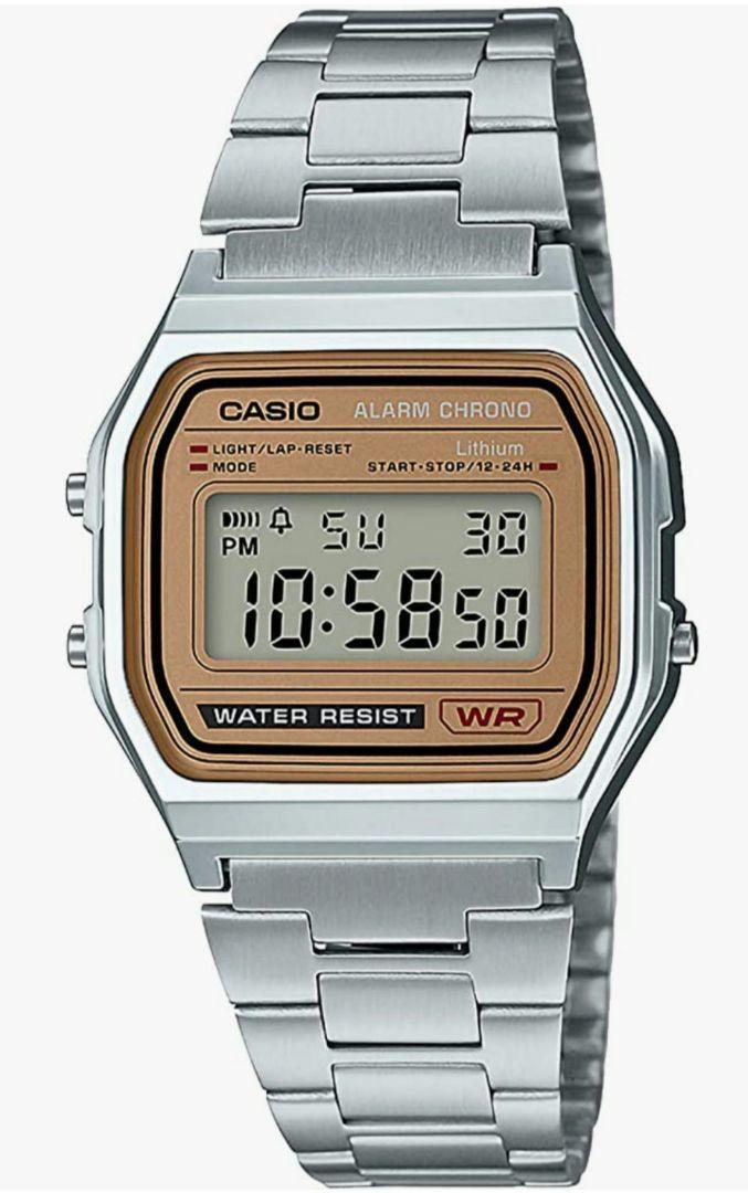 New Unworn Overseas Model Silver and Gold Metal A158