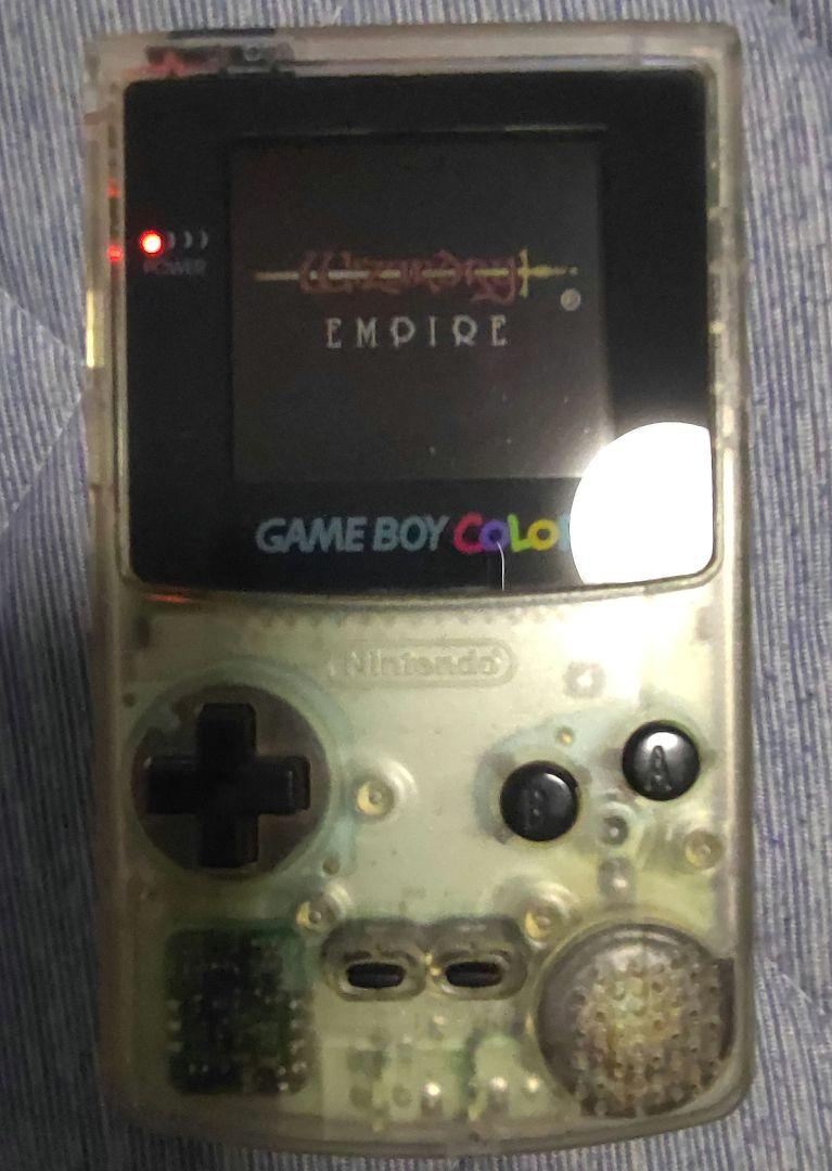 Game Boy Color Clear Wizardry Empire Set Used