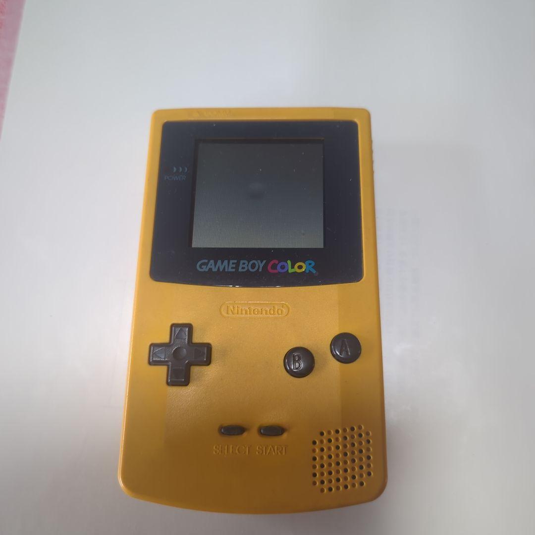 Nintendo Game Boy Color Clear Yellow with 2 Game Software