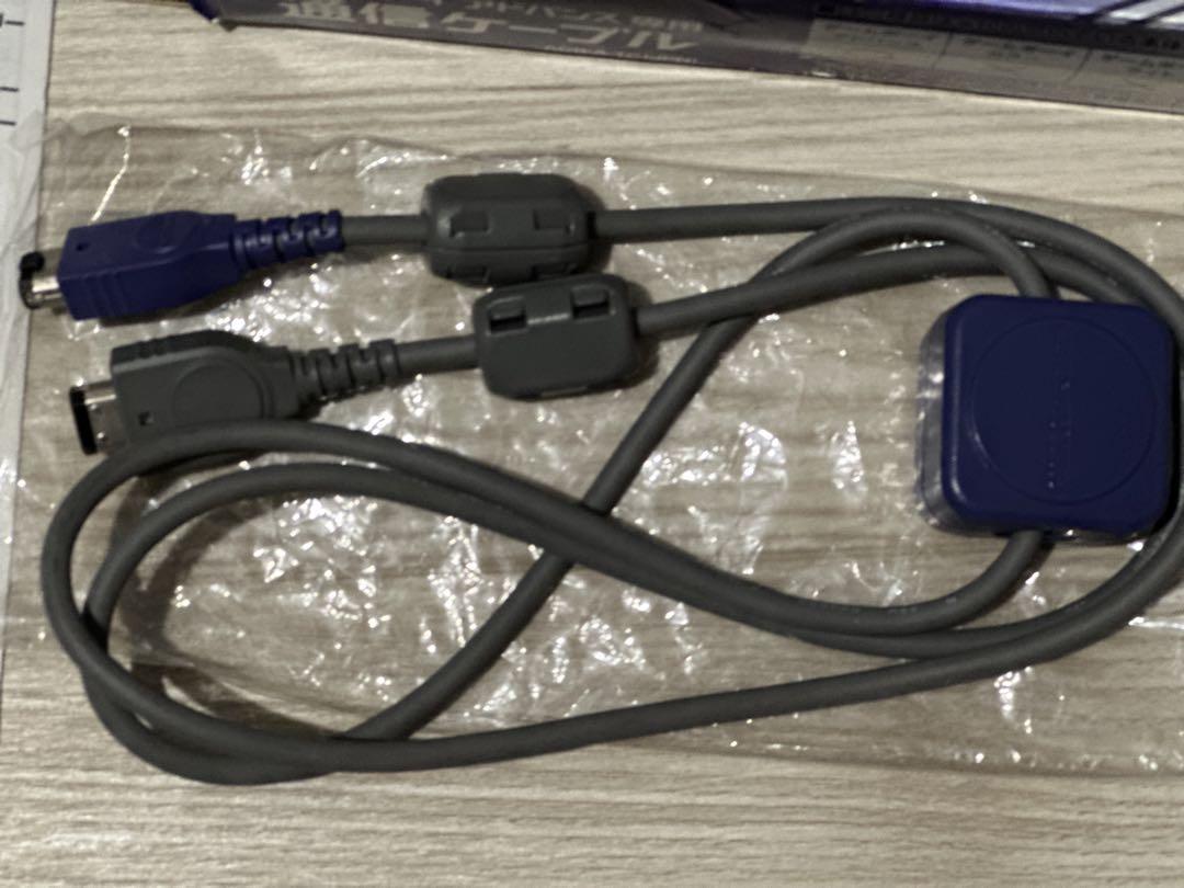 Game Boy Advance Console Milky Blue Set with Communication Cable